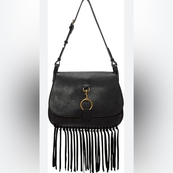 Lucky Brand Handbags - Lucky Brand Women's Kate Leather Shoulder bag Black